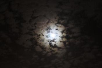 Cloudy moon 2